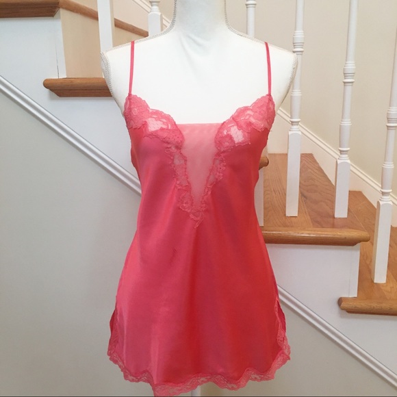Victoria's Secret Other - Victoria’s Secret y2k coral satin slip size Small